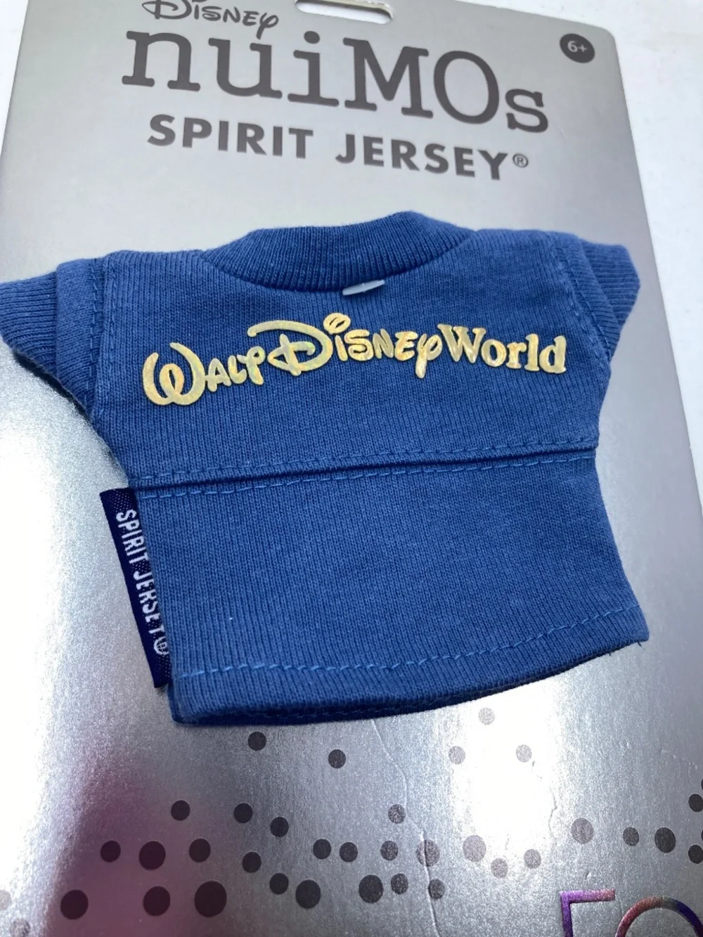 Disney NuiMOs Spirit Jersey Walt Disney World 50th Anniversary on Backer Card